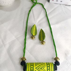 Handmade Fabric Necklace