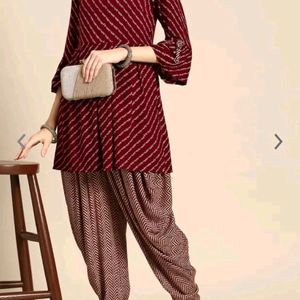 Kurta With Dhoti Pant For Women