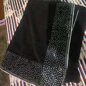 Premium Georgette Diamond Work