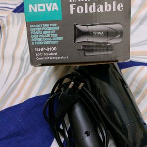 Nova Hair Dryer Foldable ( Hot & Cold)