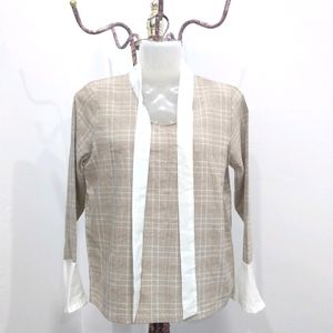 Korean Checkered Top