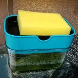 Dishwasher Liquid Holder With Sponge😊