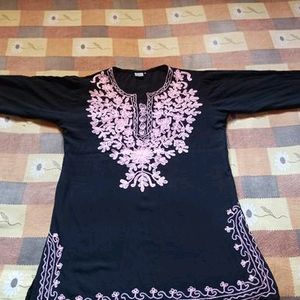 Chikenkari Lucknowi Embroidered Kurta🤑🌸