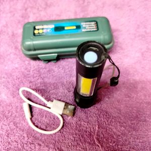 Rechargeable LED Long Range Flashlight Torch