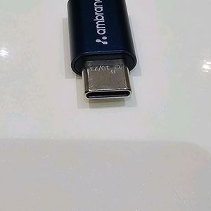 Ambrane Micro Usb To Type C Otg