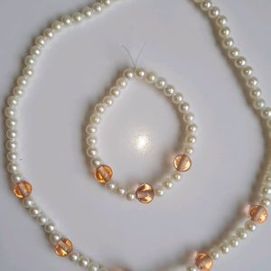 Combo Of 3: Pastel Pink Pearl Set