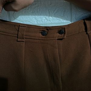 A Brown Straight Jeans