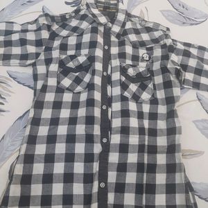 Black Check Shirt