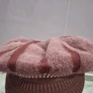 Woollen Cap In Hat Style