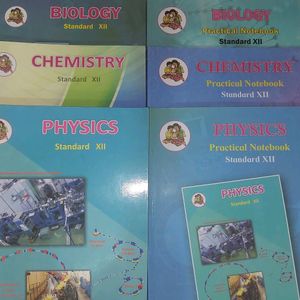 12thPCB Combo Textbook+PracticalBook-6 Books