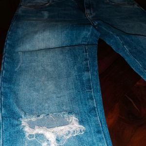 Zara Torn Denim jeans