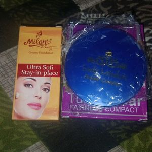 Combo Of  Foundation & Compact Powder