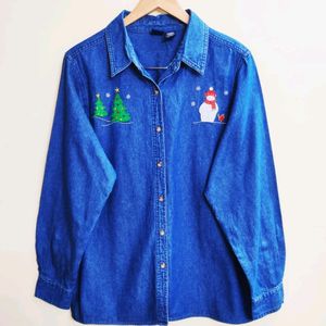 Denim Shirt Size-42