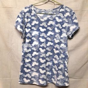 2 Women Mickey Tshirts Military Camouflage Tees