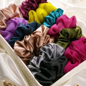 Silk 12 Ps Scrunchies.