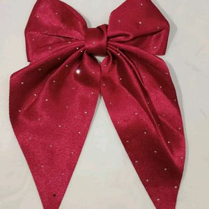 Shimmer Red Bow