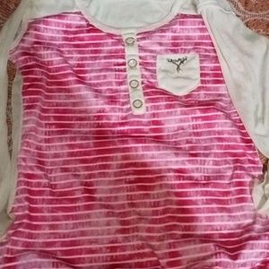 Bright Pink Top For Women With Sleeves.