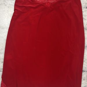 Red Color Nighty Top