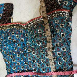 Designer Traditional Chaniya-crochet Padded SALE