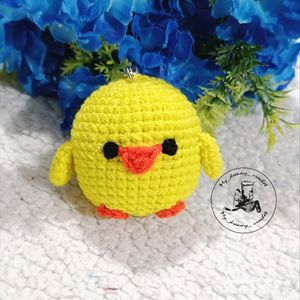 Amigurumi Chick Keychain