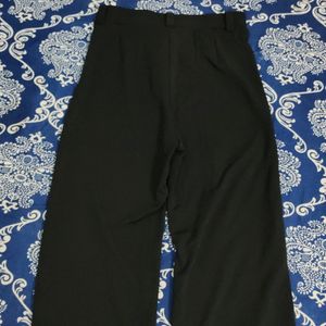 Black Straight Fit Trouser