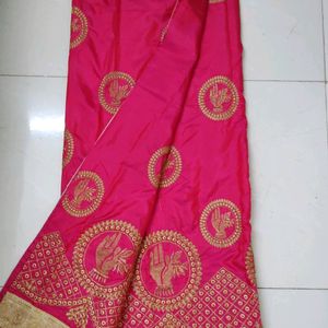 Beautiful Heavy Work Wedding Saree