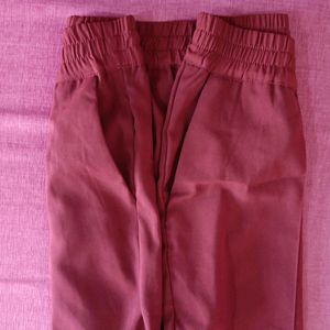 Formal Maroon Trouser