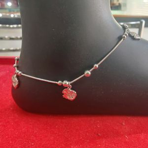 925 Sterling Silver Anklets Single Pair