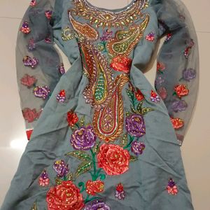 Heavy Work Indian Pinterest Kurti