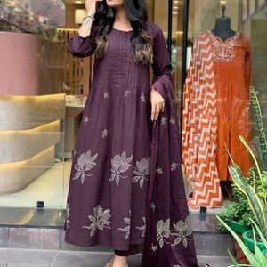 Pure Cotton Kurti Set