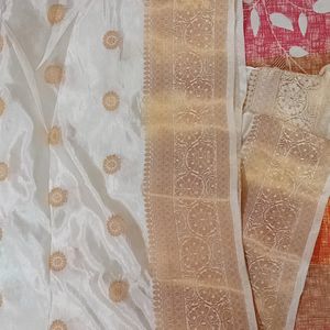 White Dupatta