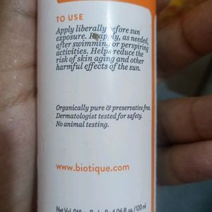 Biotique Sunscreen