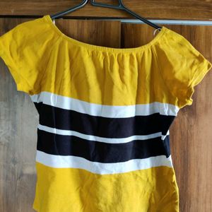 Mustard Casual Top