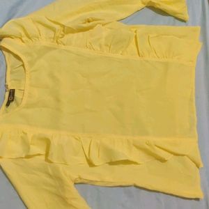 yellow stylish Top