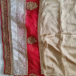 Heavy Bridal Saree For Women.