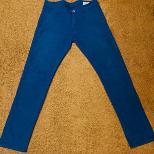 Nevy Blue Pro Fit Cotton Jeans