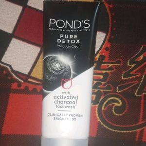 Ponds Pure Detox Activated Charcoal Facewash