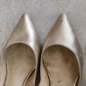 Light Gold Zara Heels