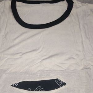 Women Damage Crop Top