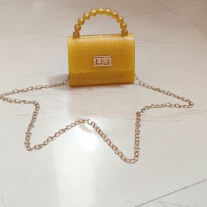 🆕 Mini Cutest Golden Shimmer Bag