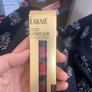 Lakme Ultimate Glam 4 In 1 Lipstick-party Chick