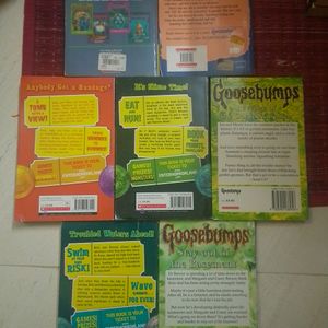 Goosebumps RL Stine 7 Books