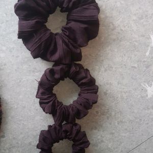 Purple Scrunchies