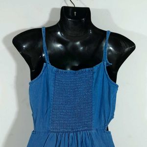 Blue Jumpsuit For Girl's