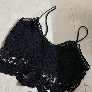 Black Lace Top