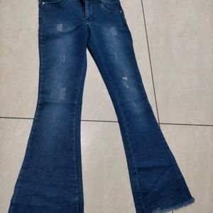 Blue Denim Jeans For Girls