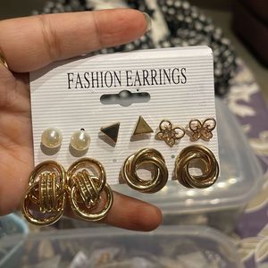 Korean Earrings Combo