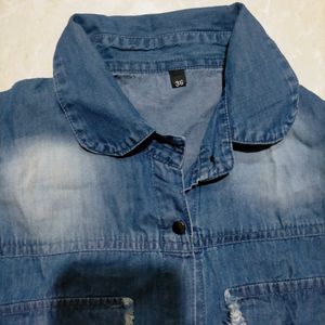 Denim Shirt For Girls