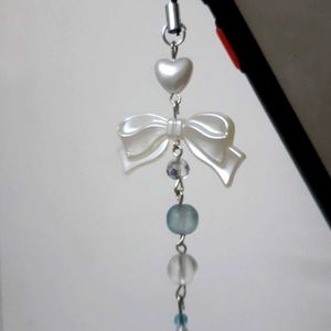 Pearl Bow Mobile Charm