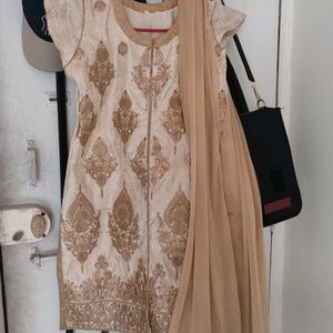 Golden Patyala Dress Set